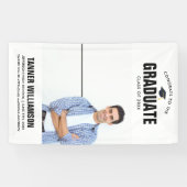 モダンおめでとうはっきりした大学院写真修了会 横断幕 (横)