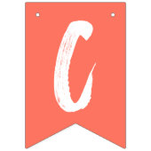 モダンおめでとうズグラッドコーラル卒業 バンティングフラッグ (第2の旗)