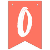 モダンおめでとうズグラッドコーラル卒業 バンティングフラッグ (第3の旗)