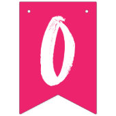 モダンおめでとうズグラッドホットピンク卒業 バンティングフラッグ (第3の旗)