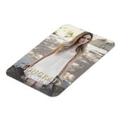 モダンおめでとうフルフォト卒業マグネット マグネット (左側)