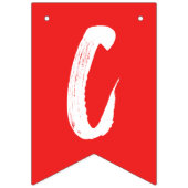 モダンおめでとう卒業赤卒業 バンティングフラッグ (第2の旗)