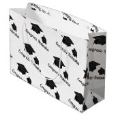 モダンおめでとう院名 ラージペーパーバッグ (裏面アングル)