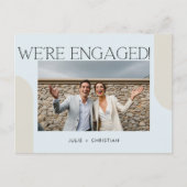 モダンおもしろいだ！婚約した婚約 ポストカード (正面)