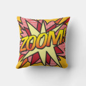 モダンおもしろいカラフルタイポグラフィ クッション (裏面)