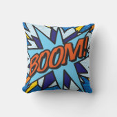 モダンおもしろいカラフルタイポグラフィ クッション (正面)