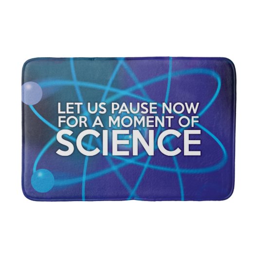 モダンおもしろいクール科学ことわざ バスマット (正面)