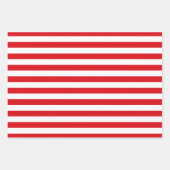 モダンおもしろいサストライプンタ&クリスマスライトパープル ラッピングペーパーシート (正面2)