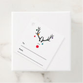 モダンおもしろいトナカイ フェイバータグ (インサイチュ)