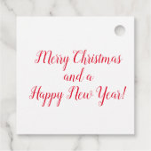 モダンおもしろいトナカイ フェイバータグ (裏面)