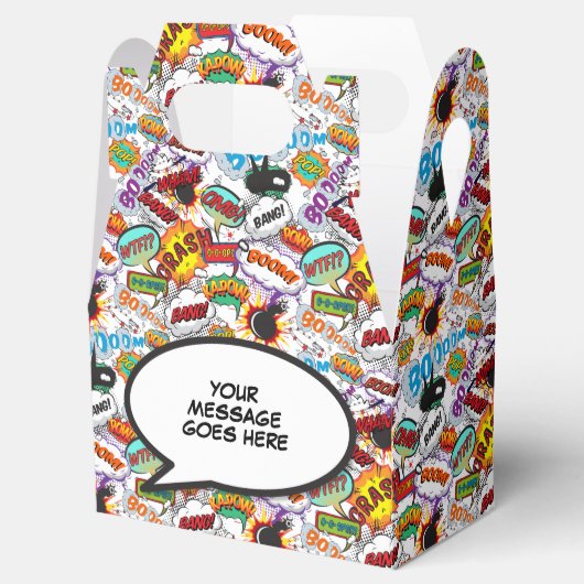 モダンおもしろいパーソナライズされたトレンディー本 フェイバーボックス (オープン)