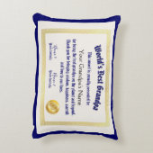 モダンおもしろい世の最高の大家 アクセントクッション (裏面(縦))