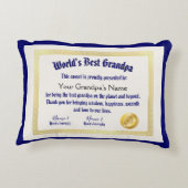 モダンおもしろい世の最高の大家 アクセントクッション (裏面)