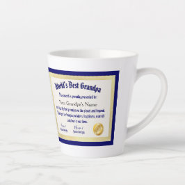 モダンおもしろい世の最高の大家 カフェラテマグ