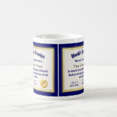 モダンおもしろい世の最高の大家 コーヒーマグカップ (中央)