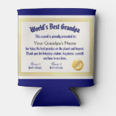 モダンおもしろい世の最高の大家 缶クーラー (正面)