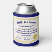 モダンおもしろい世の最高の大家 缶クーラー (缶裏面)