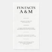 モダンおもしろい事実はっきりしたタイポグラフィ結婚の (正面)