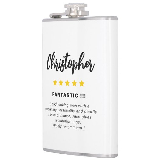 モダンおもしろい夫 フラスク (左)