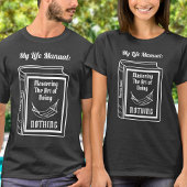 モダンおもしろい引用文タイポグラフィ白黒 Tシャツ