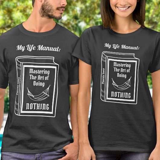 モダンおもしろい引用文タイポグラフィ白黒 Tシャツ