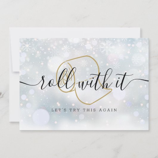 モダンおもしろい新規計画更新日の変更 セーブザデート (正面)