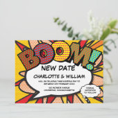 モダンおもしろい日付漫画帳の変更 セーブザデート (スタンド正面)