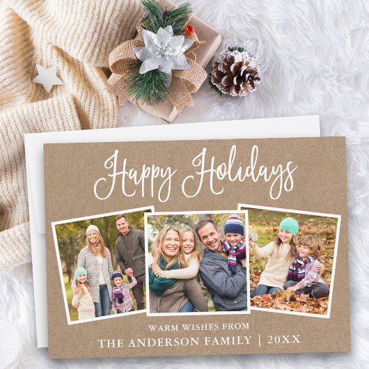 モダンおもしろい書道クラフト3枚 シーズンカード