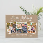 モダンおもしろい書道クラフト3枚 シーズンカード (スタンド正面)