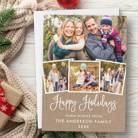 モダンおもしろい書道クラフト4写真 シーズンカード