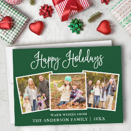 モダンおもしろい書道グリーン3写真 シーズンカード