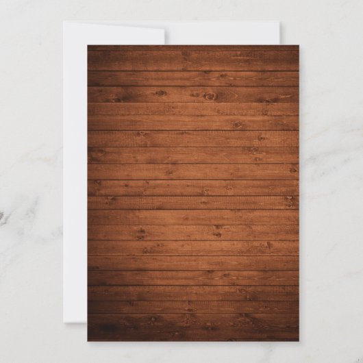 モダンおもしろい書道写真木材感謝祭 シーズンカード (裏面)