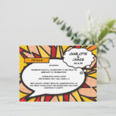 モダンおもしろい漫画ブック結婚の詳細情報 エンクロージャーカード (スタンド正面)