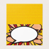 モダンおもしろい漫画ブック結婚座席表 (外部フラット)