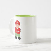 モダンおもしろい短編 ツートーンマグカップ (正面左)