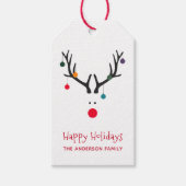 モダンおもしろい祭日 ギフトタグ (正面)