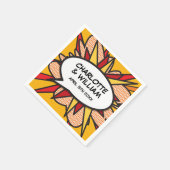 モダンおもしろい音声バブル漫画書 スタンダードカクテルナプキン (角)