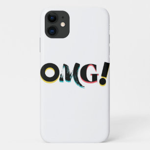 モダンおもしろい鮮やかOMGはっきりしたのトレンディーデザイン! iPhone 11 ケース