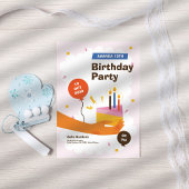 モダンおもしろい18番目の誕生日招待状 招待状