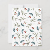 モダンおもしろいOkayest最高の Year Ever New Year シーズンカード (裏面)