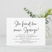 モダンおよびおもしろい、ブライダルシャワービーチパーティーI 招待状 (スタンド正面)