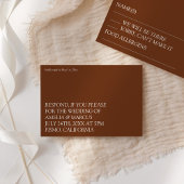 モダンおよびお洒落タイポグラフィ エンクロージャーカード