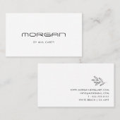 モダンおよびスタイリッシュ名刺 名刺 (正面/裏面)