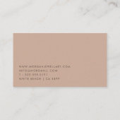 モダンおよびスタイリッシュ名刺 名刺 (裏面)