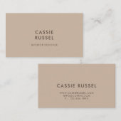 モダンおよびスタイリッシュ名刺 名刺 (正面/裏面)