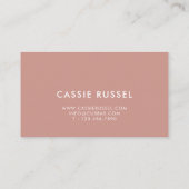 モダンおよびスタイリッシュ名刺 名刺 (裏面)