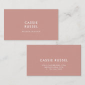 モダンおよびスタイリッシュ名刺 名刺 (正面/裏面)