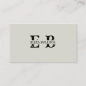 モダンおよびファンシー名刺 名刺 (正面)