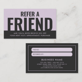 モダンおシンプルはっきりした友達の紹介参照 名刺