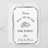 モダンおパーソナライズされた前がリングや輪だ。 カード (正面)